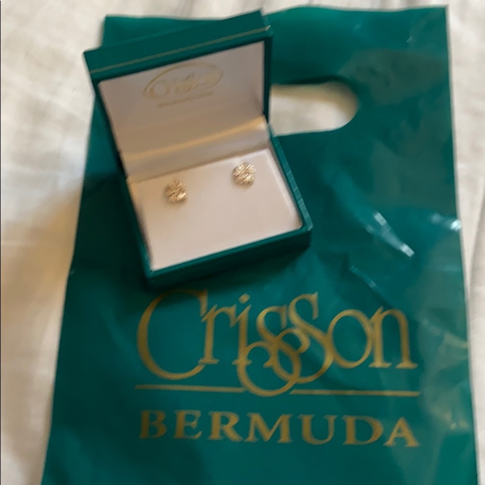 Crisson of Bermuda - Floral Earring studs
